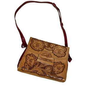 Vintage Embossed Leather‎ Bag